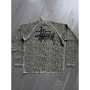 X-Large Stussy Thermal Basic Leopard Print Brand New ✅❤️ SHIPS ASAP NWT RARE